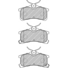 FSL1895 FERODO Комплект тормозных колодок, дисковый тормоз