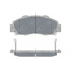 SP 253 PR SCT Комплект тормозных колодок, дисковый тормоз