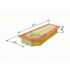 F 026 400 134 BOSCH Воздушный фильтр