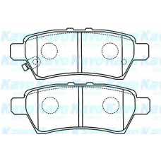 BP-6595 KAVO PARTS Комплект тормозных колодок, дисковый тормоз