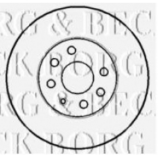 BBD4393 BORG & BECK Тормозной диск