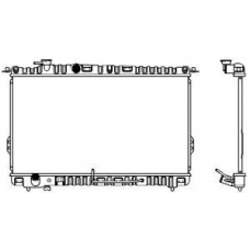 1220-0103 SAKURA  Automotive Радиатор, охлаждение двигателя