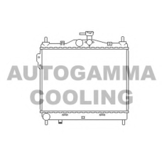 103669 AUTOGAMMA Радиатор, охлаждение двигателя