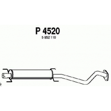 P4520 FENNO Средний глушитель выхлопных газов