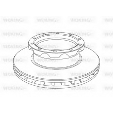 NSA1050.20 WOKING Тормозной диск