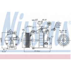 89030 NISSENS Компрессор, кондиционер