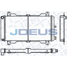 RA0120031 JDEUS Радиатор, охлаждение двигателя