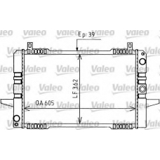 819170 VALEO Радиатор, охлаждение двигателя