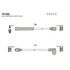 T470G TESLA Комплект проводов зажигания