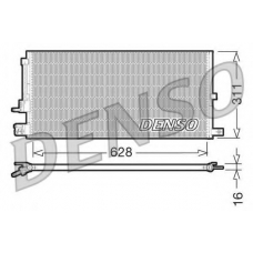 DCN11007 DENSO Конденсатор, кондиционер