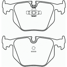 P 06 016 BREMBO Комплект тормозных колодок, дисковый тормоз