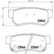 MDB82036 MINTEX Комплект тормозных колодок, дисковый тормоз