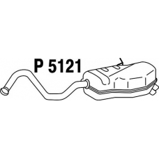 P5121 FENNO Глушитель выхлопных газов конечный