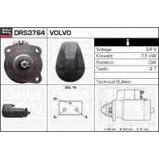 DRS3764 DELCO REMY Стартер