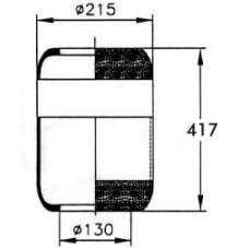 084.212-30A PE Automotive Кожух пневматической рессоры