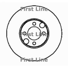 FBD406 FIRST LINE Тормозной диск