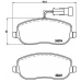 P 23 100 BREMBO Комплект тормозных колодок, дисковый тормоз