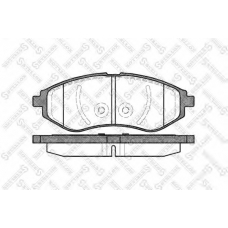 997 000-SX STELLOX Комплект тормозных колодок, дисковый тормоз