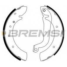 GF0172 BREMSI Комплект тормозных колодок
