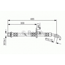 1 987 481 106 BOSCH Тормозной шланг