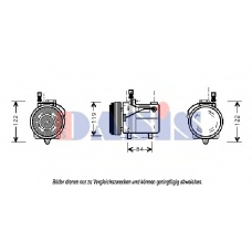 851592N AKS DASIS Компрессор, кондиционер