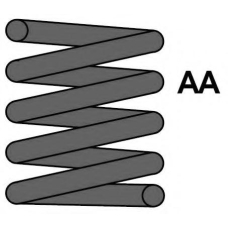 QSS2190 QUINTON HAZELL Пружина ходовой части