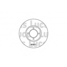 DF2617 TRW Тормозной диск