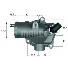 TI 28 92 MAHLE Термостат, охлаждающая жидкость