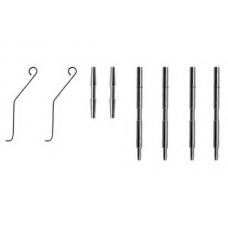 1 987 474 188 BOSCH Комплектующие, колодки дискового тормоза