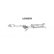 LC43219 VENEPORTE Глушитель выхлопных газов конечный