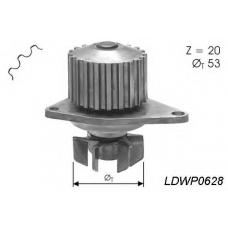 LDWP0628 TRW Водяной насос