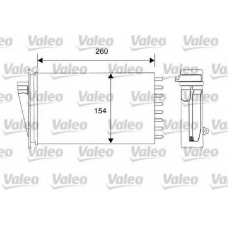 812194 VALEO Теплообменник, отопление салона