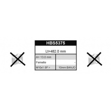 HBS5375 QUINTON HAZELL Тормозной шланг