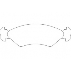 WBP21202A WAGNER LOCKHEED Комплект тормозных колодок, дисковый тормоз