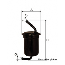 EFF5227.20 OPEN PARTS Топливный фильтр