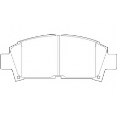 WBP21961A WAGNER LOCKHEED Комплект тормозных колодок, дисковый тормоз