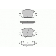 13-0460-2858-2-SET-MS MASTER-SPORT Комплект тормозных колодок, дисковый тормоз