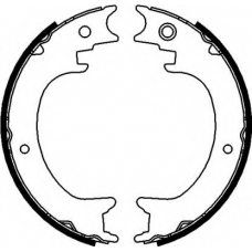 8DA 355 050-921 HELLA PAGID Комплект тормозных колодок, стояночная тормозная с