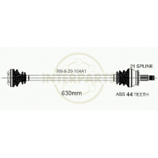 RN-8-29-104A1 InterParts Приводной вал