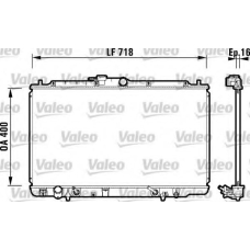 734113 VALEO Радиатор, охлаждение двигателя