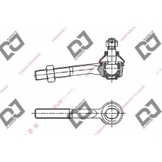 DE1031 DJ PARTS Наконечник поперечной рулевой тяги