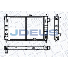RA0200380 JDEUS Радиатор, охлаждение двигателя