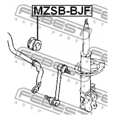 MZSB-BJF FEBEST Опора, стабилизатор
