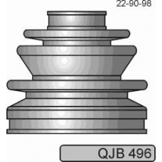 QJB496 QUINTON HAZELL Комплект пылника, приводной вал