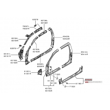 5253BJ71 MITSUBISHI ПОРОГ КУЗОВА