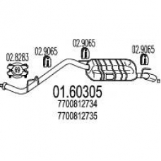 01.60305 MTS Глушитель выхлопных газов конечный