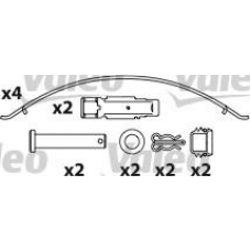 548675 VALEO Комплект тормозных колодок, дисковый тормоз