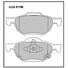 ADB31195 Allied Nippon Тормозные колодки