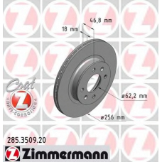 285.3509.20 ZIMMERMANN Тормозной диск