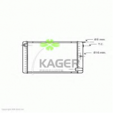 31-1559 KAGER Радиатор, охлаждение двигателя